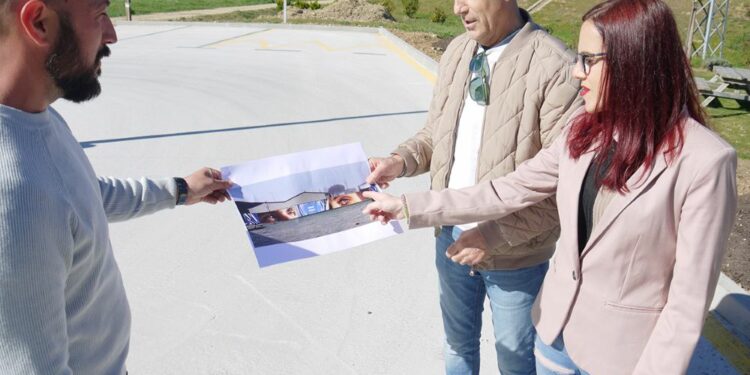 Un mural de grandes dimensiones centrará la ‘mirada’ de la nueva zona de recreo de la Vía Verde