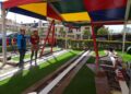 Renovación de los elementos de juego en los parques infantiles del barrio de El Carmen y carretera de Naharros