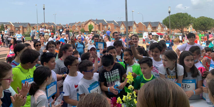 Cientos de vecinos de Villamayor volverán a participar en la Marcha del Agua de Unicef