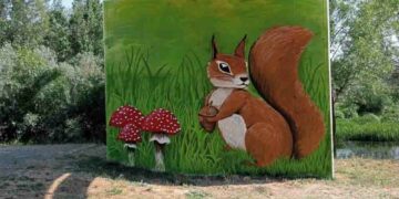 La ardilla ‘Ría’ se convierte en el nuevo huésped de la Isla del Soto