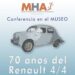 El Renault 4CV, protagonista de la mesa redonda de expertos en Fabricación de Automóviles
