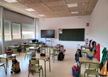 Los escolares del CRA Domingo de Guzmán de Doñinos estrenan las tres nuevas aulas con las que se ha ampliado el colegio