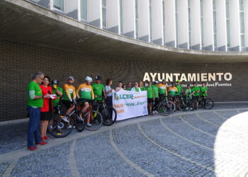 Alcer pedalea para agredecer la generosidad de los donantes renales