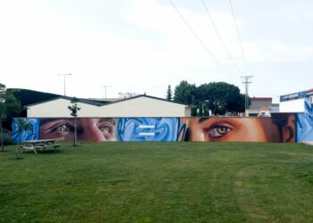 Carbajosa estrena el mural de gran tamaño sobre la igualdad entre hombres y mujeres