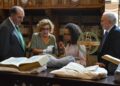 La embajadora de Estados Unidos en España visita la Biblioteca Histórica de la USAL
