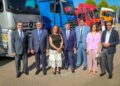 La consejera de Movilidad destaca la importancia de  contar con vehículos más eficientes y sostenibles para afrontar el futuro del transporte de mercancías por carretera en un momento «crítico» para el sector