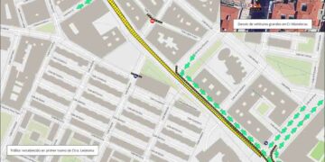 Cortes de tráfico desde el lunes por las obras de urbanización de la carretera Ledesma