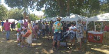 Los fuegos artificiales cierran la III Feria del Comercio de Santa Marta