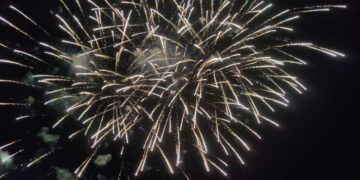 Los fuegos artificiales despiden las Fiestas de Santa Marta de Tormes