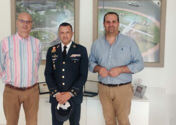 Despedida a José Gallo, coronel jefe de la Base Aérea de Matacán