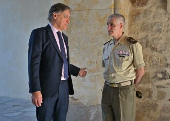 Recepción y bienvenida a Julio Rello como nuevo jefe del Mando de Ingenieros