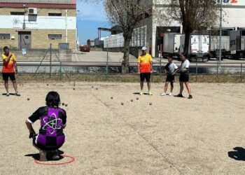 Un centenar de jugadores disputa el V Campeonato Nacional de Petanca ‘Amigos de Monterrubio’