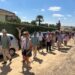 La procesión de El Salvador y la paella reúnen a los vecinos para disfrutar de la jornada festiva en Mozodiel