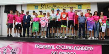 Vicente Rojas se impone en Ledrada y Edgar Cadena consigue el liderato de la Vuelta Ciclista a Salamanca