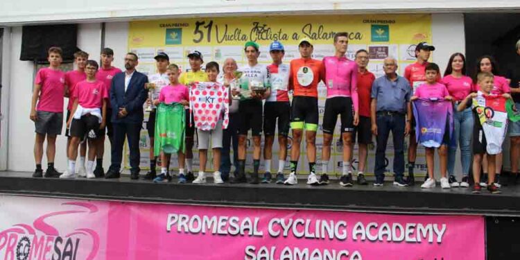 Vicente Rojas se impone en Ledrada y Edgar Cadena consigue el liderato de la Vuelta Ciclista a Salamanca
