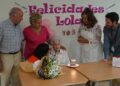Lola González cumple 105 años llena de vitalidad y rodeada de los suyos