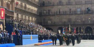 El ministro del Interior ensalza en Salamanca la labor de la Policía Nacional y el aumento de medios para reforzar la seguridad ciudadana