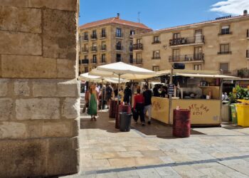 La Ofrenda Floral, el encendido del recinto ferial y los fuegos artificiales marcan el inicio de las Ferias y Fiestas de Salamanca