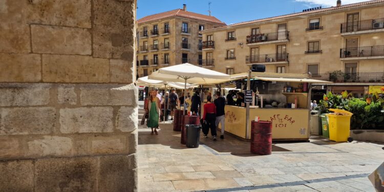 La Ofrenda Floral, el encendido del recinto ferial y los fuegos artificiales marcan el inicio de las Ferias y Fiestas de Salamanca