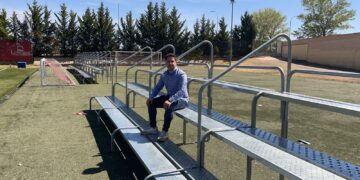 Nuevas gradas portátiles para aumentar el aforo de los eventos deportivos