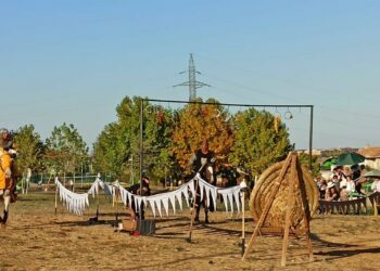 Las justas entre caballeros inauguran la celebración de las X Vísperas Nupciales de Aldeatejada