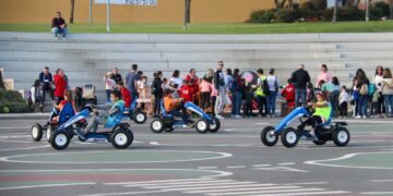 La Feria de la Movilidad Sostenible llena el Recinto Ferial de juegos, pruebas y diversión