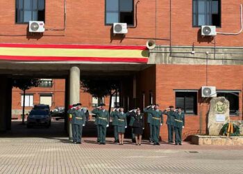 Imposición de medallas, condecoraciones y reconocimiento al trabajo para celebrar la Virgen del Pilar, patrona de la Guardia Civil