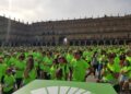 La marcha contra el cáncer tiñe de verde Salamanca 