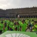 La marcha contra el cáncer tiñe de verde Salamanca 