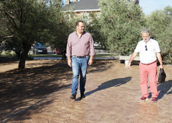 La inversión de 25.600 euros permite renovar el parque de Los Olivos de Valdelagua