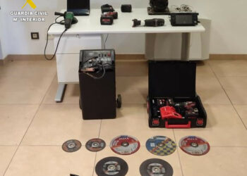 Detenido un hombre por el robo de material en un taller valorado en 15.000 euros