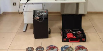 Detenido un hombre por el robo de material en un taller valorado en 15.000 euros