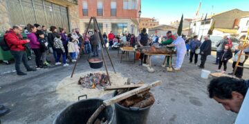 Castellanos y Carrascal de Barregas, los únicos municipios del alfoz en la VII Fiesta de la Matanza Tradicional de Diputación