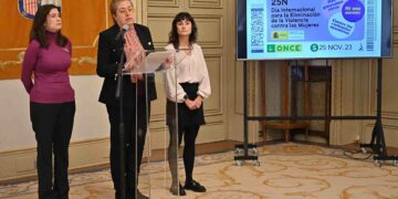 Salamanca presenta el cupón de la ONCE con motivo del Día Internacional para la Eliminación de la Violencia contra la Mujer