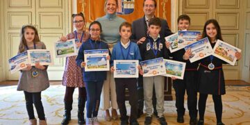Siete escolares de Salamanca reciben los premios del Concurso Digital Infantil de Aqualia