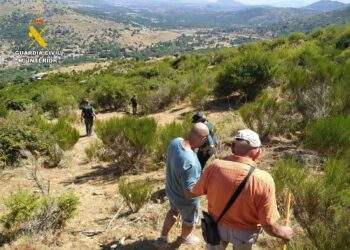La Guardia Civil rescata a dos senderistas que se habían perdido en el parque natural de las Arribes del Duero