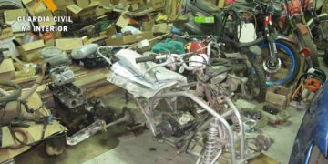 La Guardia Civil localiza y desmantela un taller ilegal en Navasfrías