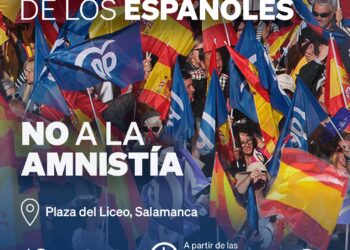 El PP convoca una concentración contra la ley de amnistía el domingo en la Plaza del Liceo