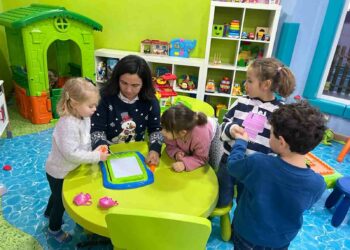 Juegos y diversión para los más pequeños de Cabrerizos en el parque de ocio navideño