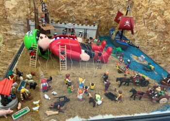 Carbajosa acoge una exposición diferente en la que muestra el mundo de los Playmobil