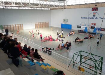 Un centenar de jugadores disputan en Santa Marta la Liga de Minibasket de Castilla y León