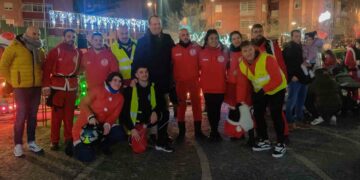 Más de 450 ‘Papá Noeles’ toman Santa Marta a lomos de sus potentes y ruidosas cabalgaduras