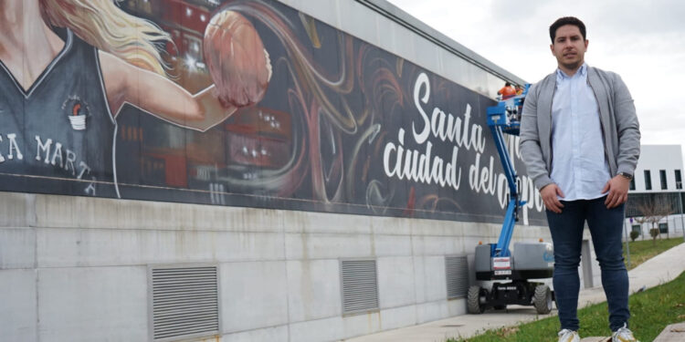 Trabajos de mantenimiento para evitar filtraciones de agua en el Pabellón María Santos