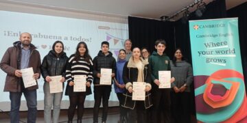 Once alumnos reciben el título oficial de inglés B1 y B2 de Cambridge en Castellanos de Moriscos