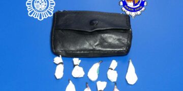 Detenido en un local de Salamanca un joven de 30 años que portaba 10,57 gramos de cocaína