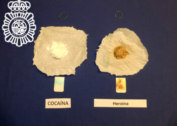 Detenidos dos hombres que ocultaban en su vehículo 50 gramos de cocaína y 30 gramos de heroína