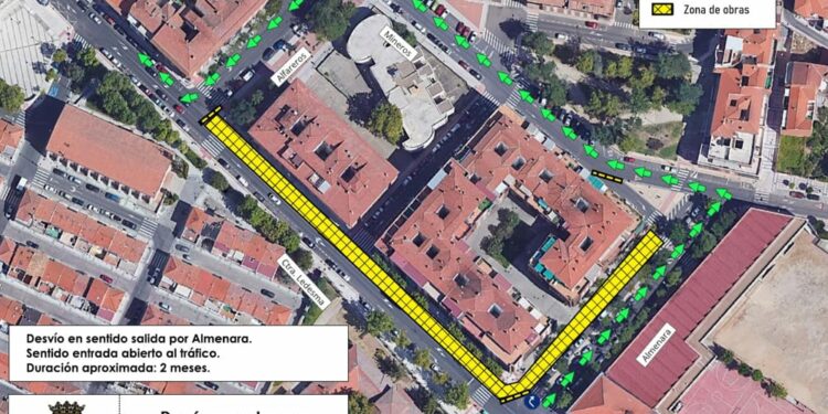 El avance de las obras permite abrir parcialmente la carretera de Ledesma