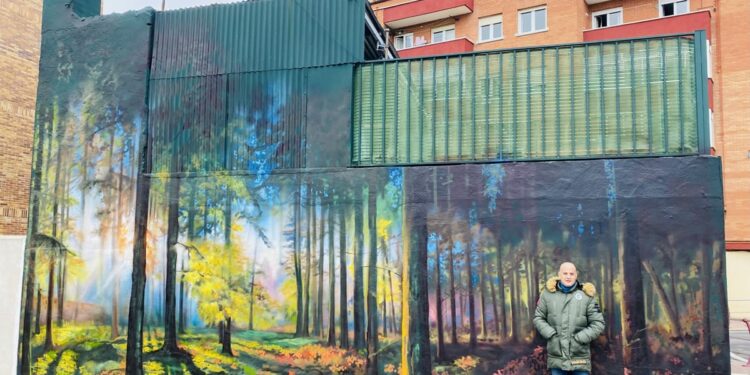La obra ‘Bosque’ de Daniel Martín se incorpora a la galería de arte urbano de Santa Marta