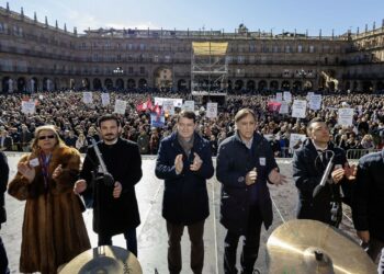 Grito unánime de miles de salmantinos en defensa de unas comunicaciones ferroviarias dignas