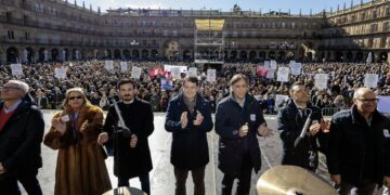 Grito unánime de miles de salmantinos en defensa de unas comunicaciones ferroviarias dignas